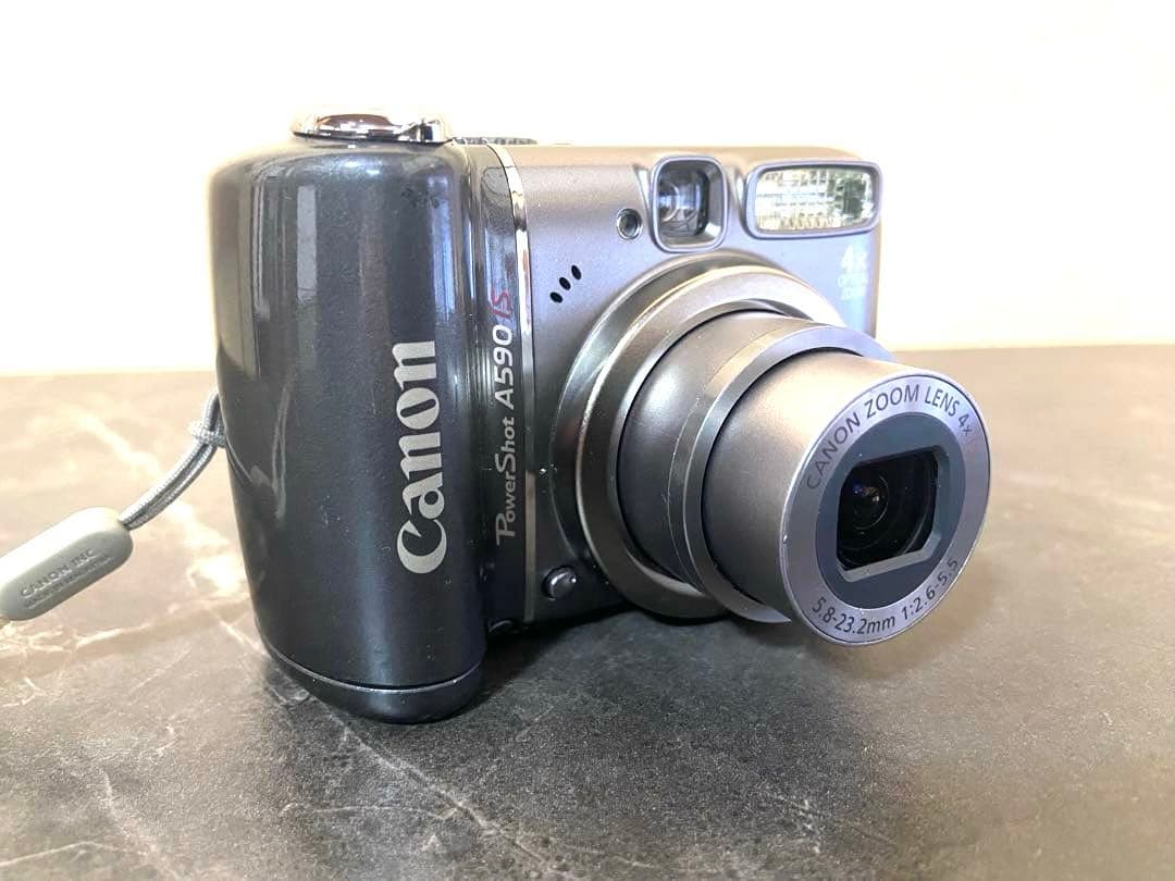美品 Canon PowerShot A590ISコンパクトデジタルカメラ