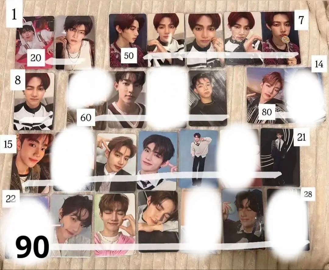 【New】ゼベワン　zb1 ハオ　ジャンハオ　トレカ まとめ売り　バラ売り