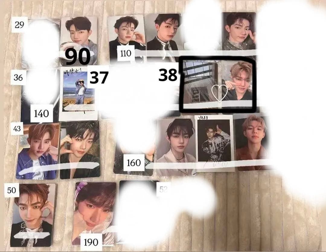 【New】ゼベワン　zb1 ハオ　ジャンハオ　トレカ まとめ売り　バラ売り