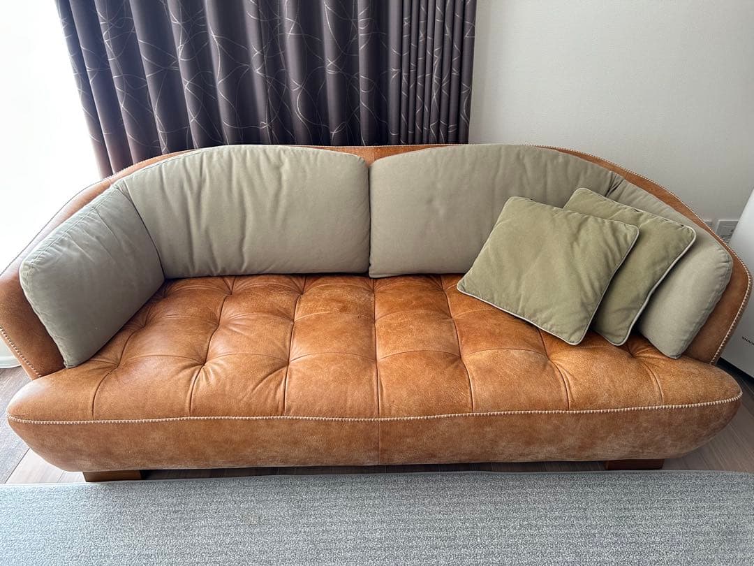 専用です　美品！オピウムクラッシュゲート3人掛けソファ