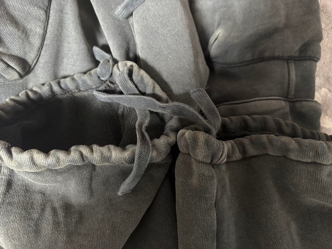 entire studio ヘビースウェット カーゴ パンツ