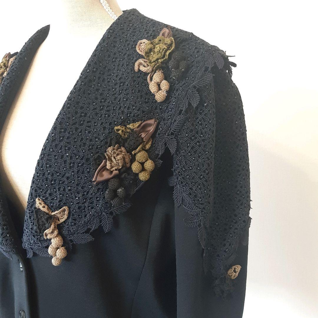 ノンノンドール　non non dorl テーラード　ジャケット レース襟