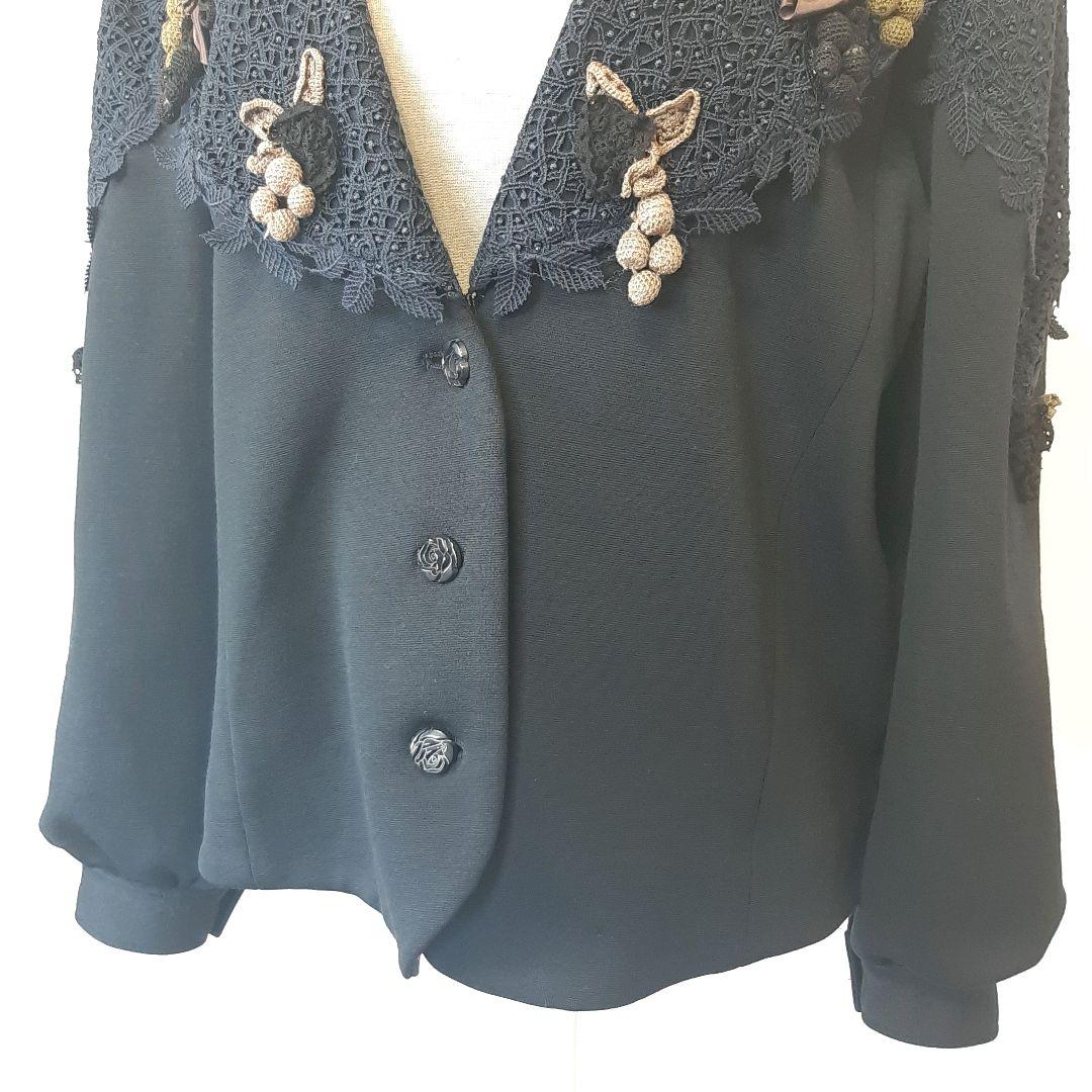 ノンノンドール　non non dorl テーラード　ジャケット レース襟