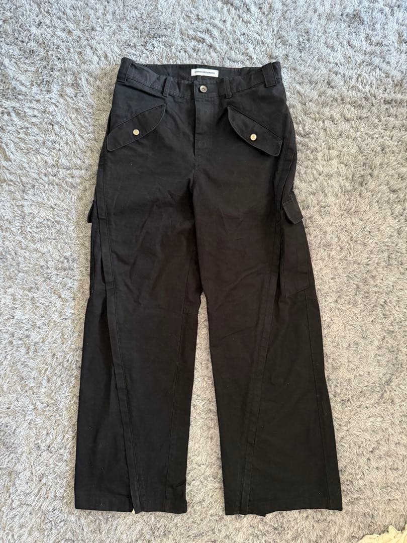 パンツ fffpostalservice 3way zip pants black