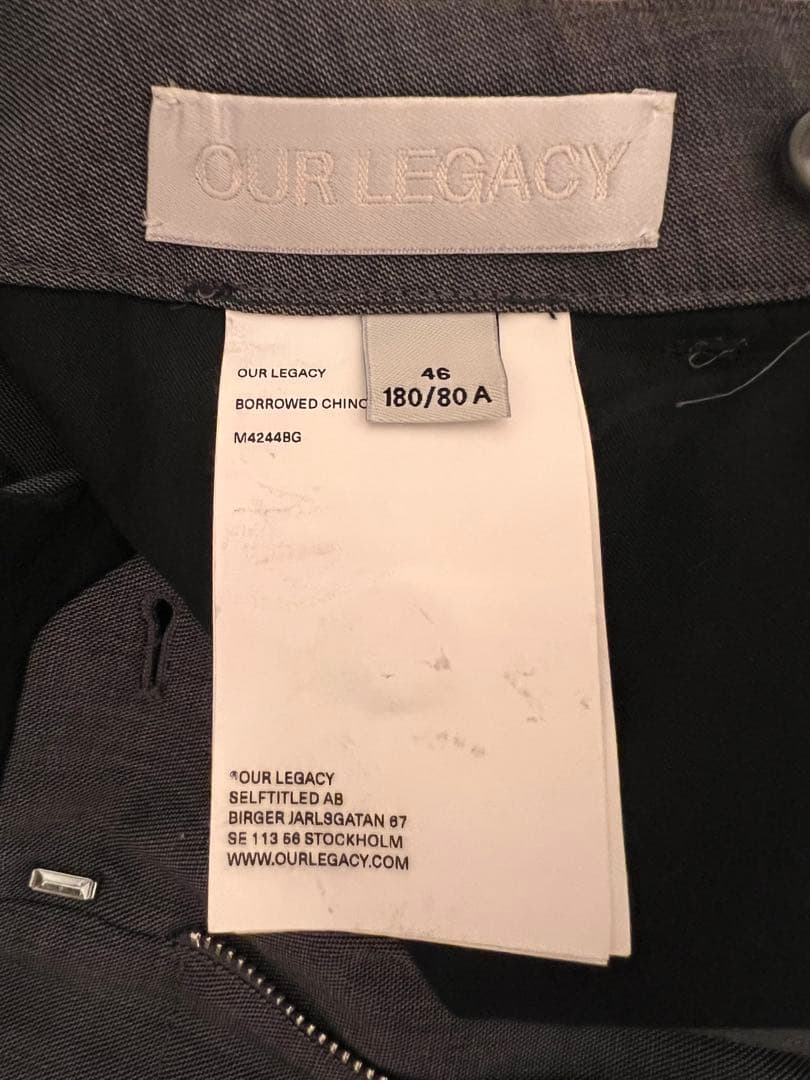パンツ our legacy borrowed chino 46