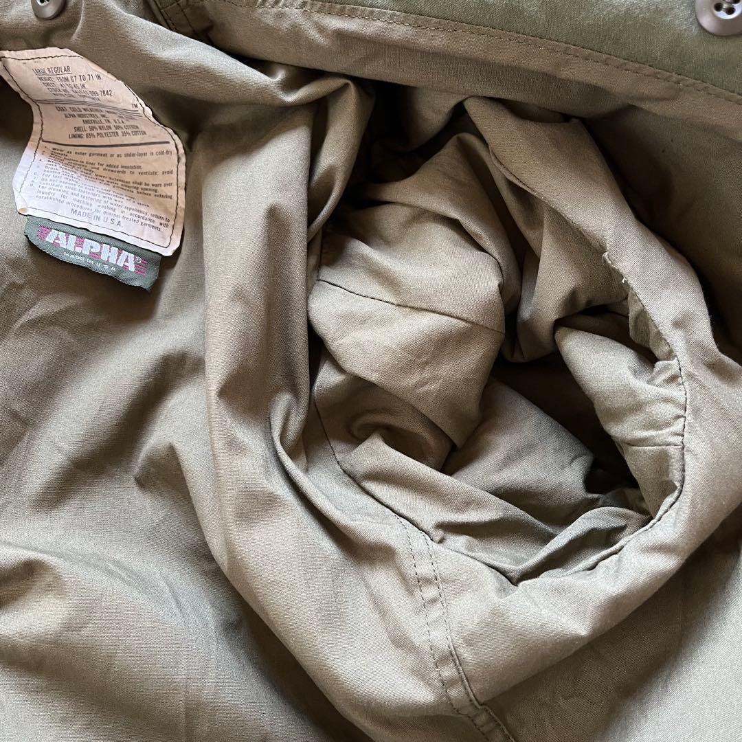 ALPHA INDUSTRIES M-65 フィールド ジャケット米軍 80s