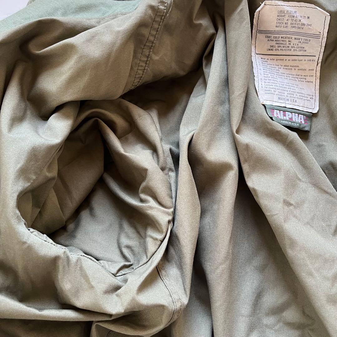 ALPHA INDUSTRIES M-65 フィールド ジャケット米軍 80s