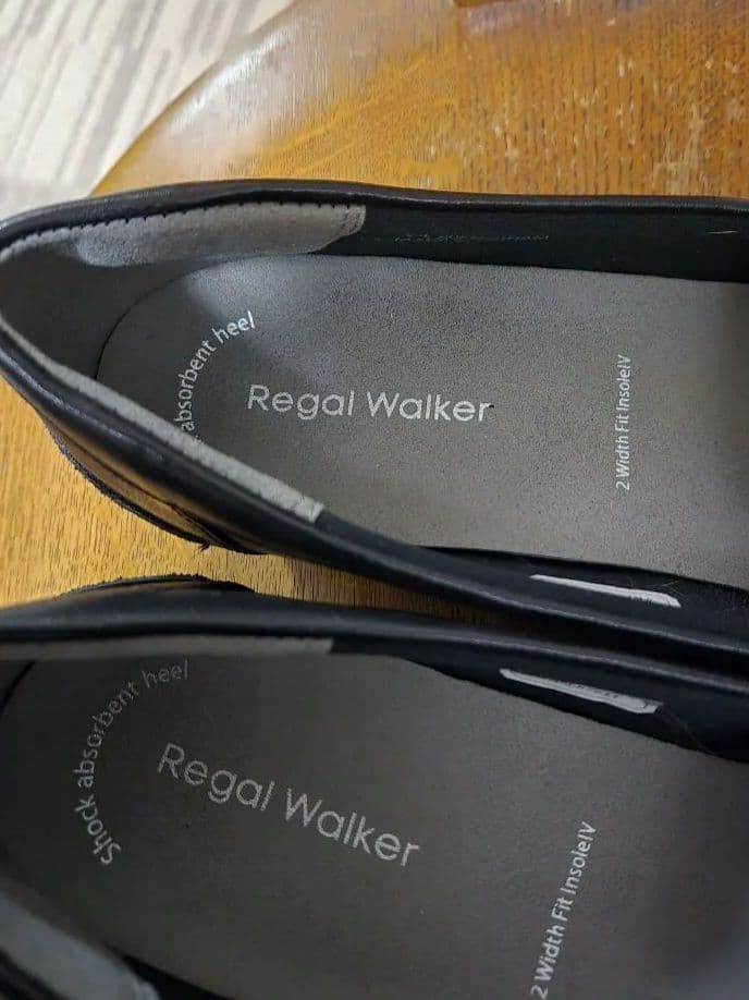 リーガルウォーカー　Regal Walker　黒　ブラック　ローファー　24cm
