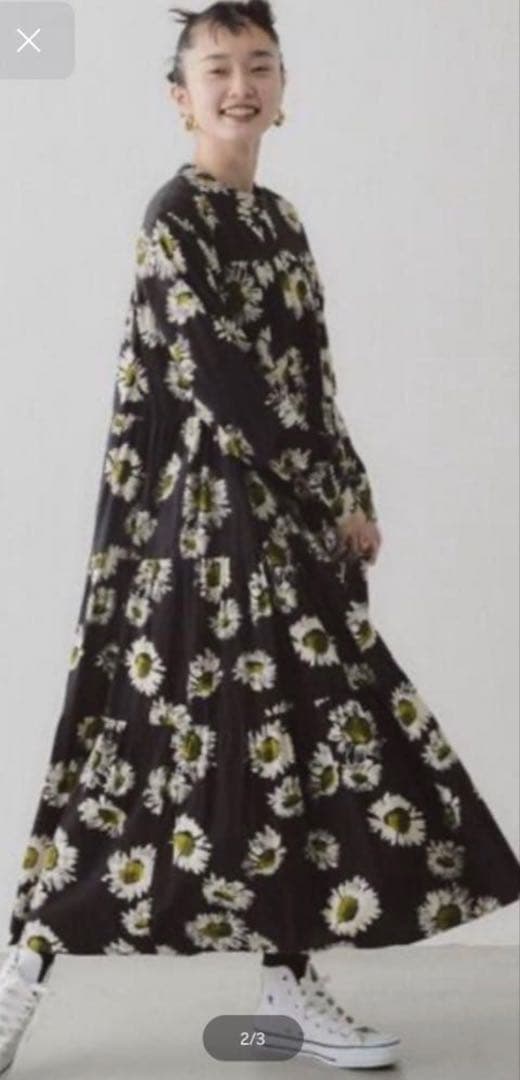 manana suerte マニャーナスエルテ　ロングワンピース　花柄　総柄