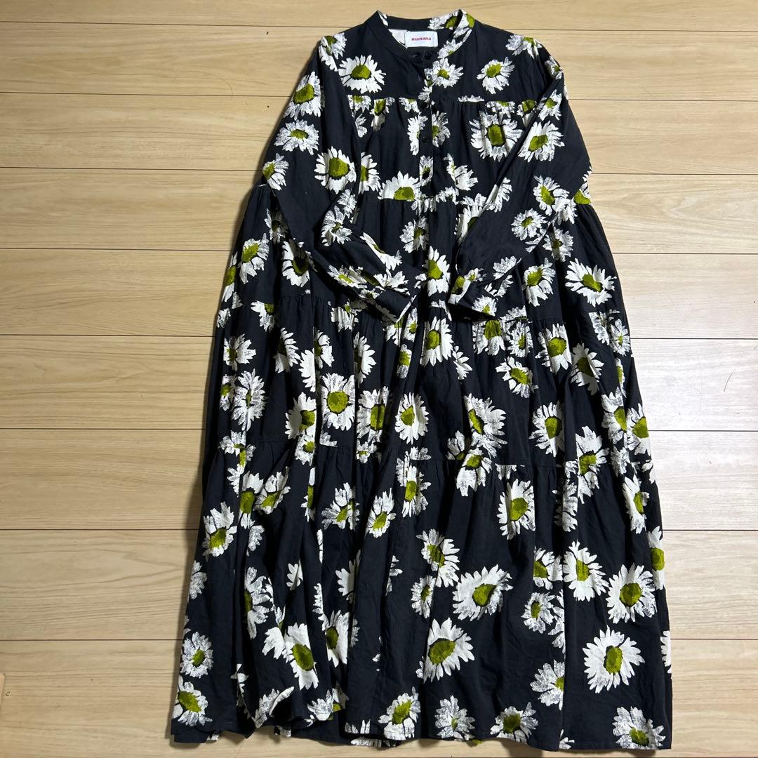 manana suerte マニャーナスエルテ　ロングワンピース　花柄　総柄