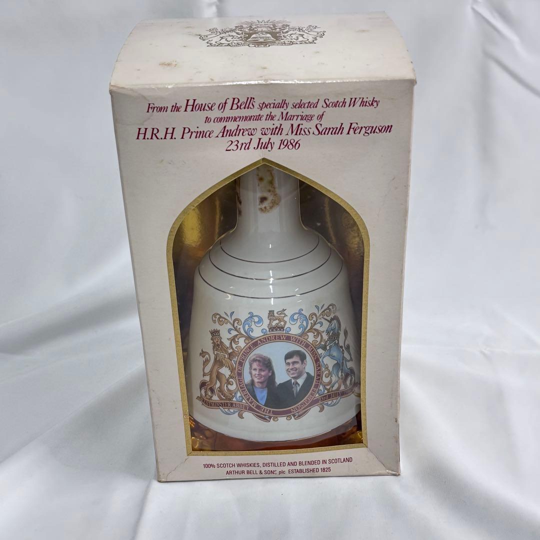 BELL’S スコッチウイスキー 1986 ご成婚記念ボトル