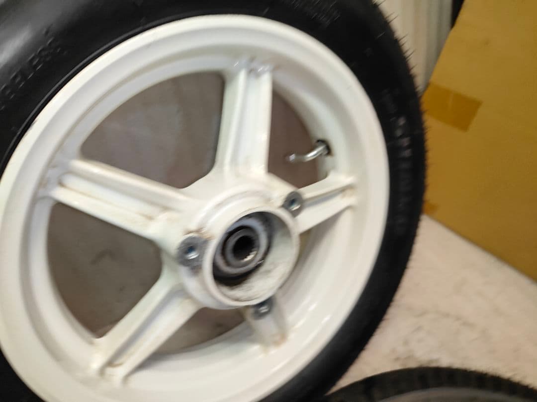 専用 4型5型 シグナスX 純正前後ホイール 希少なホワイトホイール のみ