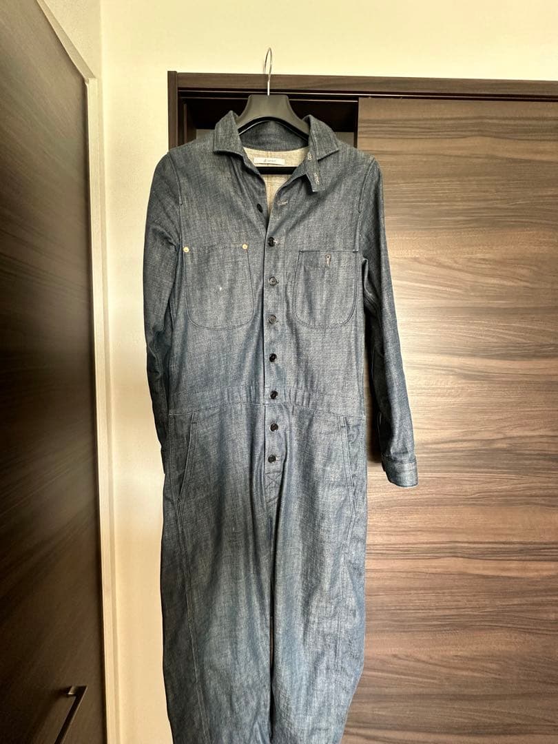 ジョンブル サロペット オーバーオール デニムつなぎ