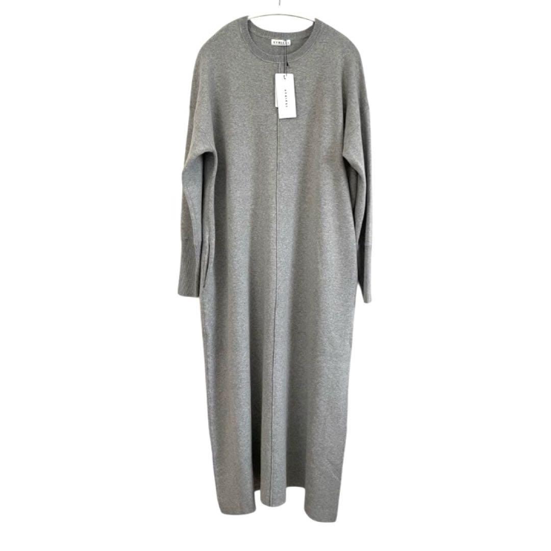 【ノワール様】mal. ニット ワンピース シニカル ライトグレー