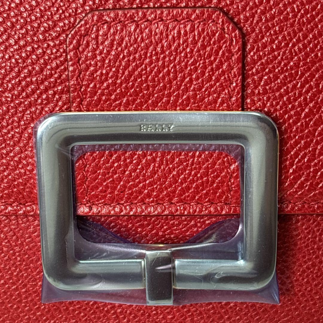 新品　BALLY カードケース　名刺入れ チェーンストラップ付き