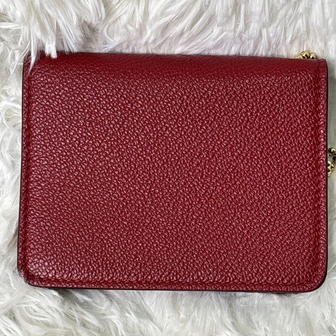 新品　BALLY カードケース　名刺入れ チェーンストラップ付き