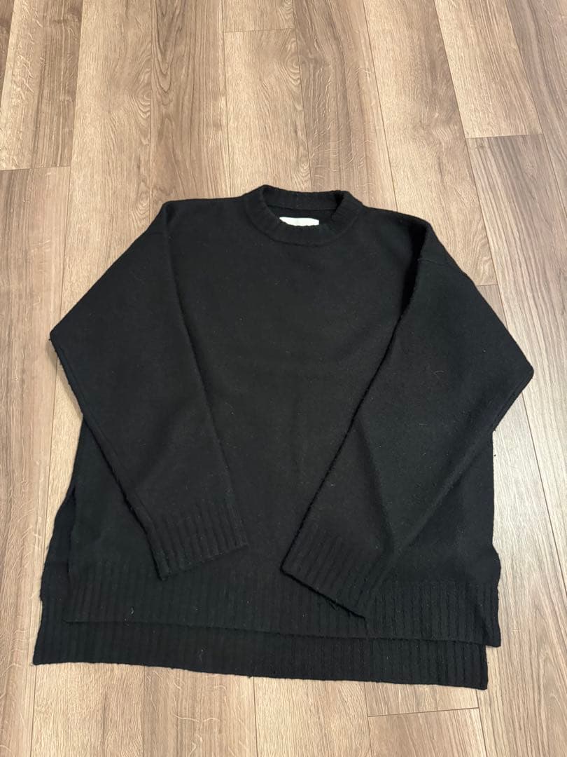 【タグあり】JIL SANDER Side Slit Wool Crewneck