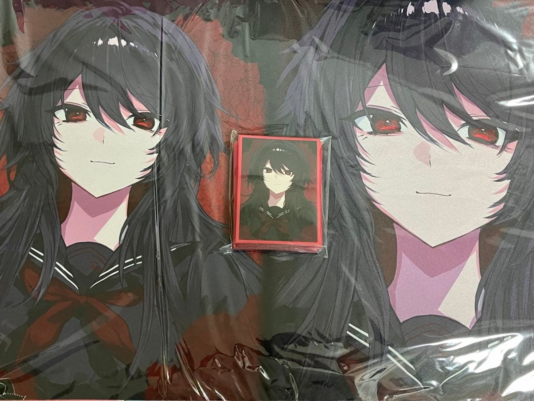 白詰草　ぶいすぽっ！スリーブ　プレイマット　如月れん