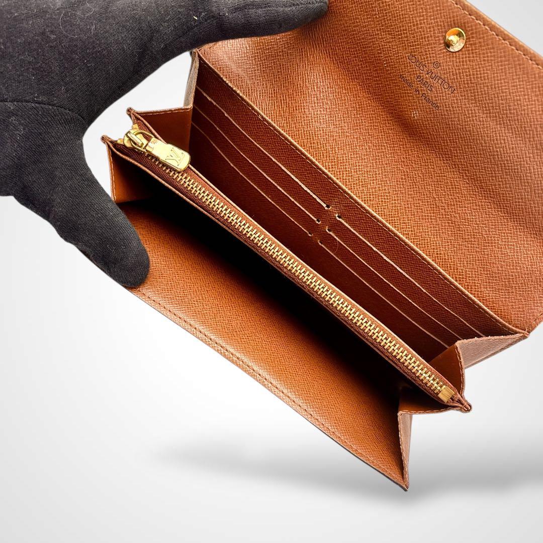 美品✨カード入れ×10 ルイヴィトン モノグラム ポルトフォイユ サラ 長財布