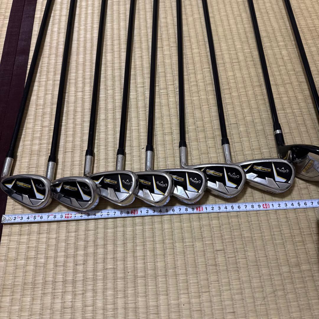 メンズ用callawayゴルフクラブセット９本WARBIRD