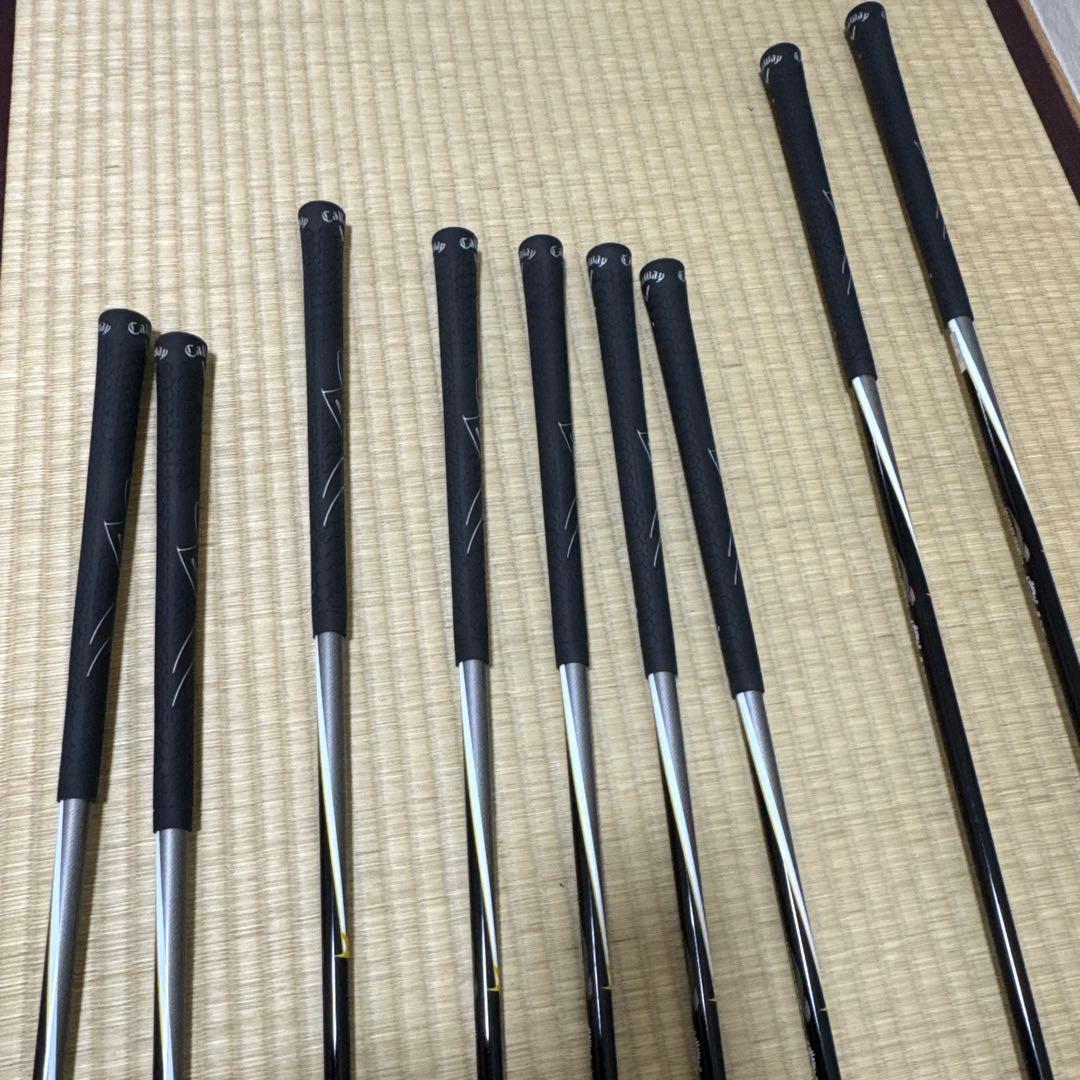 メンズ用callawayゴルフクラブセット９本WARBIRD