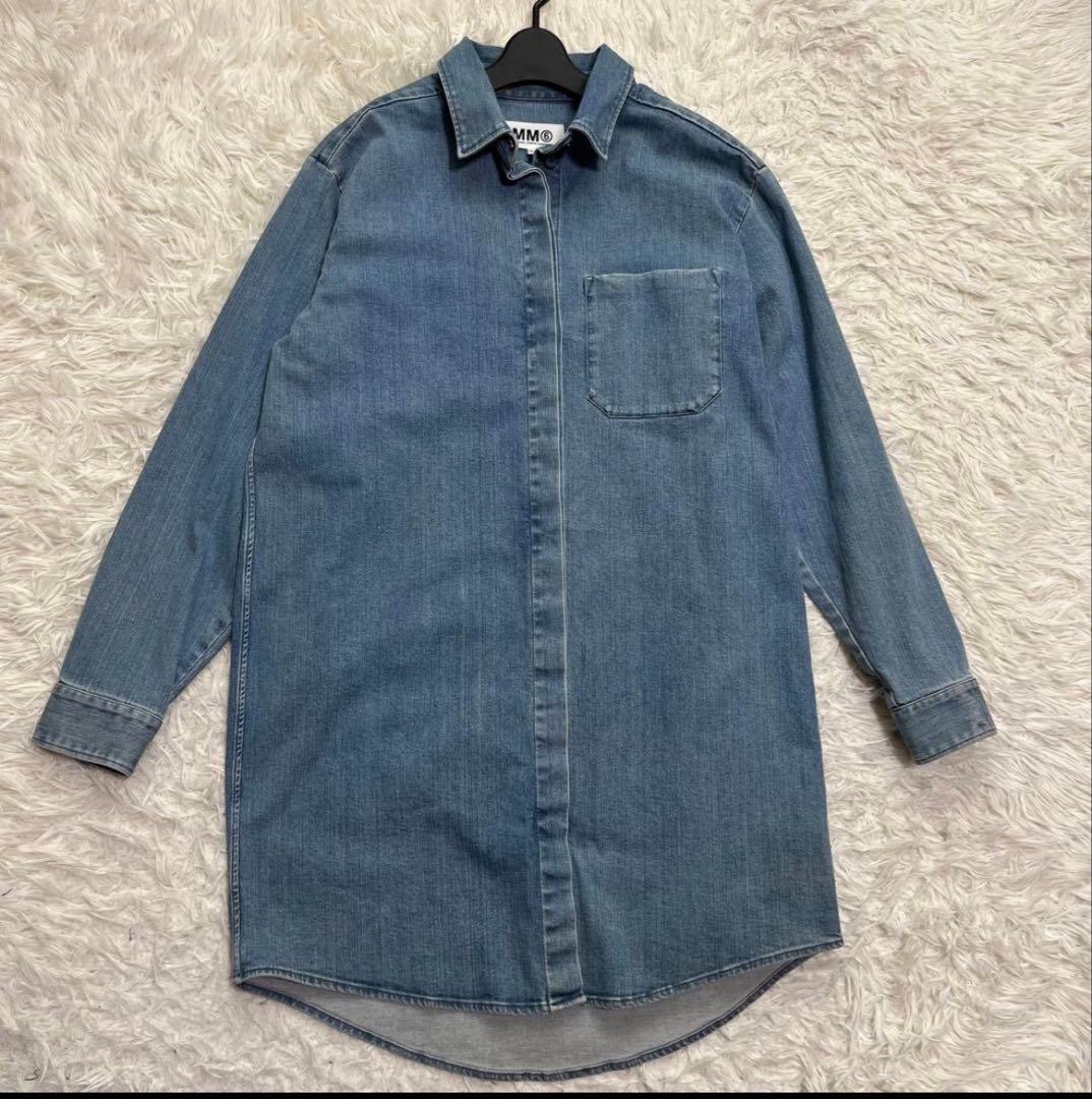美品　MM6 マルジェラ　デニムコート　デニムシャツ　46サイズ