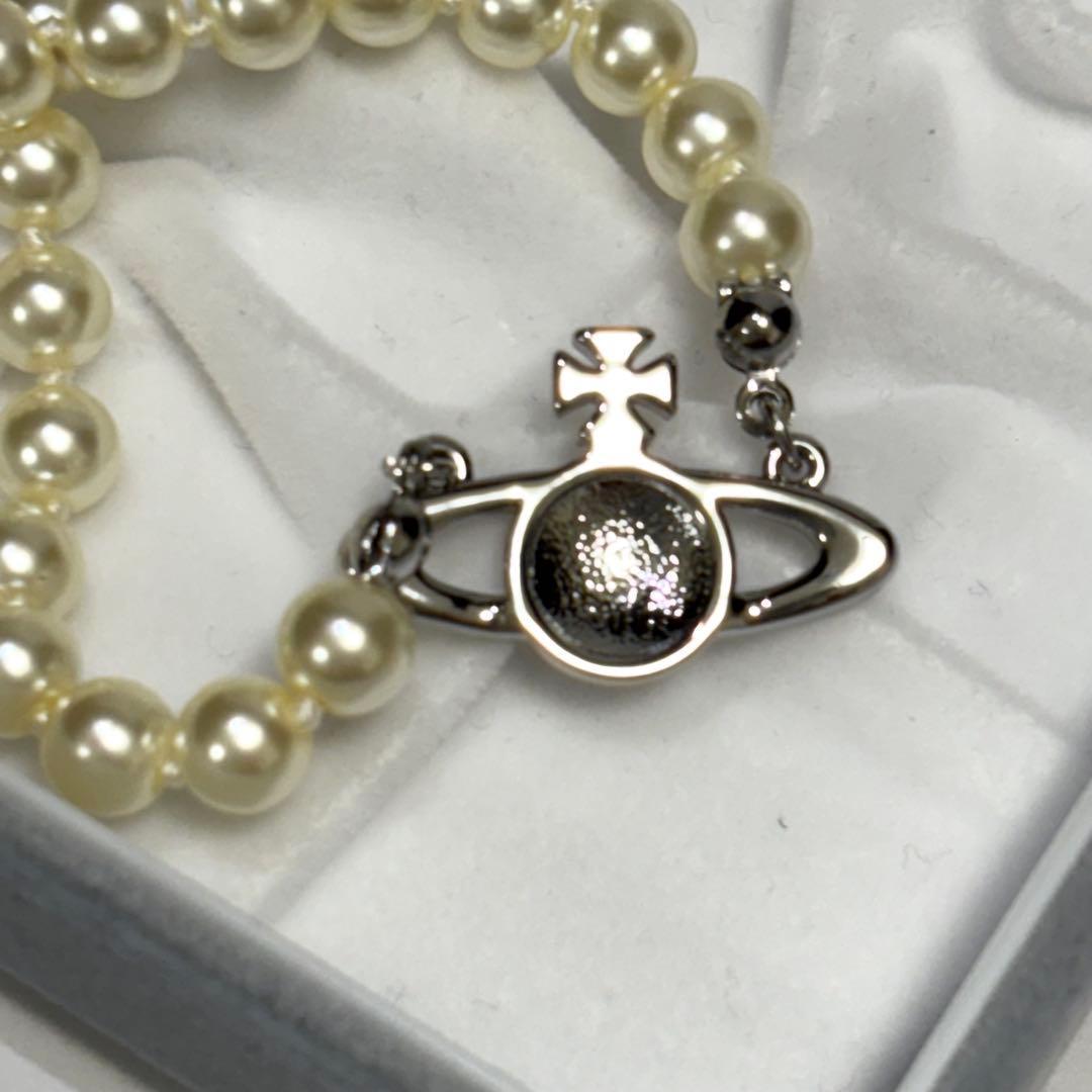 未使用級　正規品　ヴィヴィアンウエストウッド　パールネックレス　オーブ　長さ39