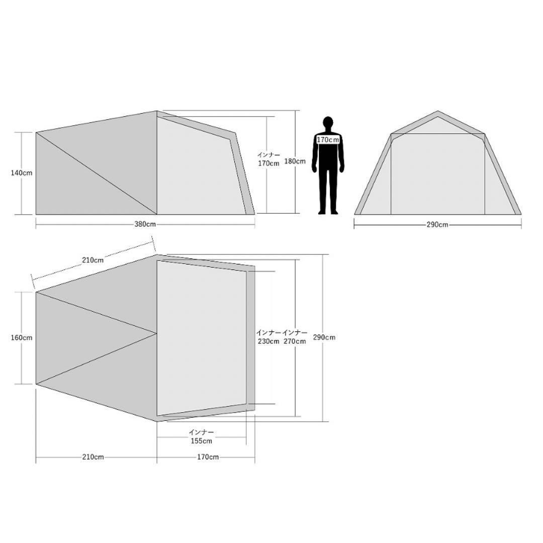 RATELWORKS ラーテルワークス WAL LIGHTヴァルライト　テント