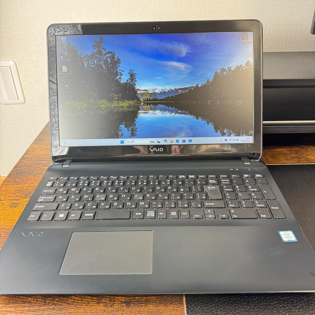 ★良品★VAIO 大画面15.5型ワイド Office2024付き ブルーレイ