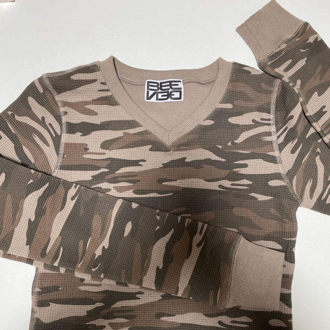 トップス BEEDEN CAMO WAFFLE JUST FIT TOPS