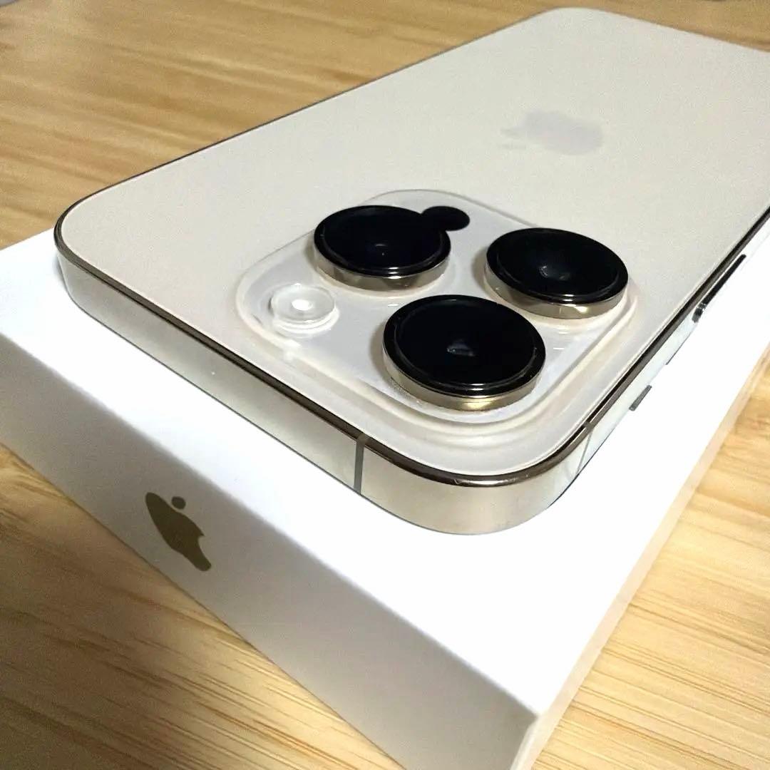 【美品】iPhone 14 Pro/256GB/ゴールド/SIMフリー