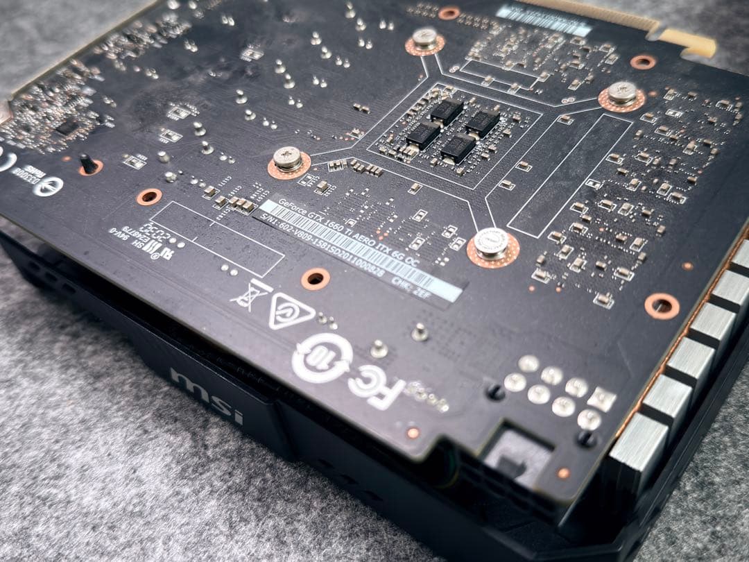 グラフィックボード・グラボ・ビデオカード MSI AERO ITX GeForce GTX 1660 Ti 6G OC