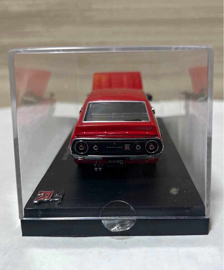京商 1/43 日産 SKYLINE 2000GT-R KPGC110 赤