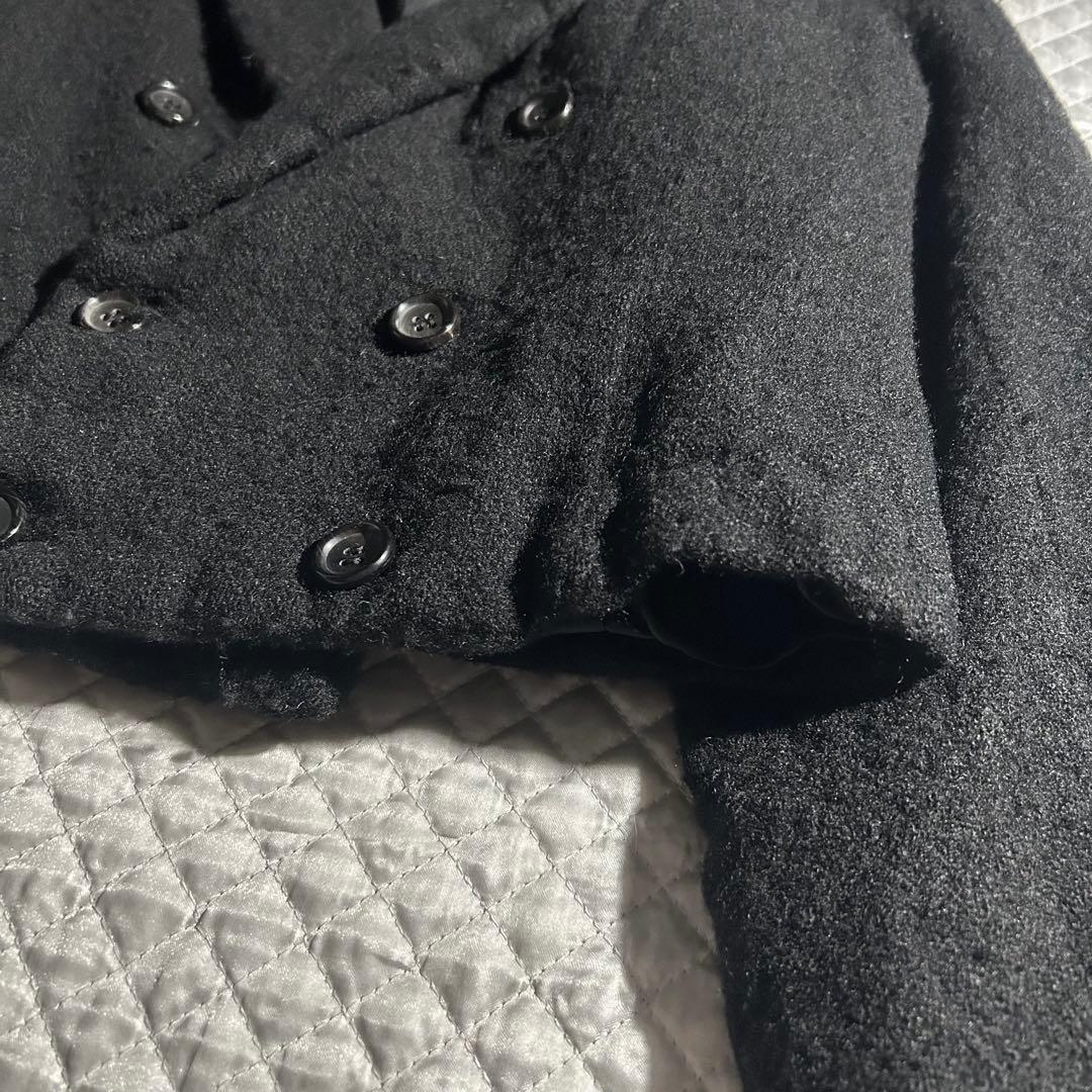 AD2011 11AW ウール縮絨ショートダブルジャケット 黒 archive