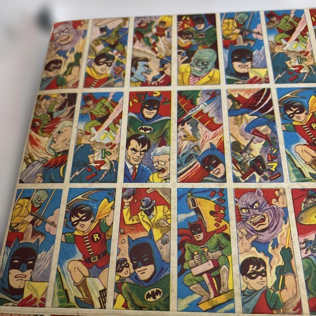 メンコ めんこ　バットマン　当時物　シート　未切断