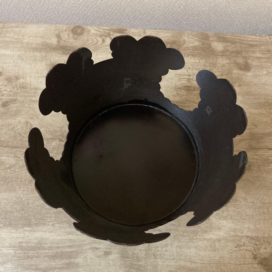 池坊専明好　御玄猪　唐銅製薄端　花器　立花　生花　いけばな　華道　花瓶