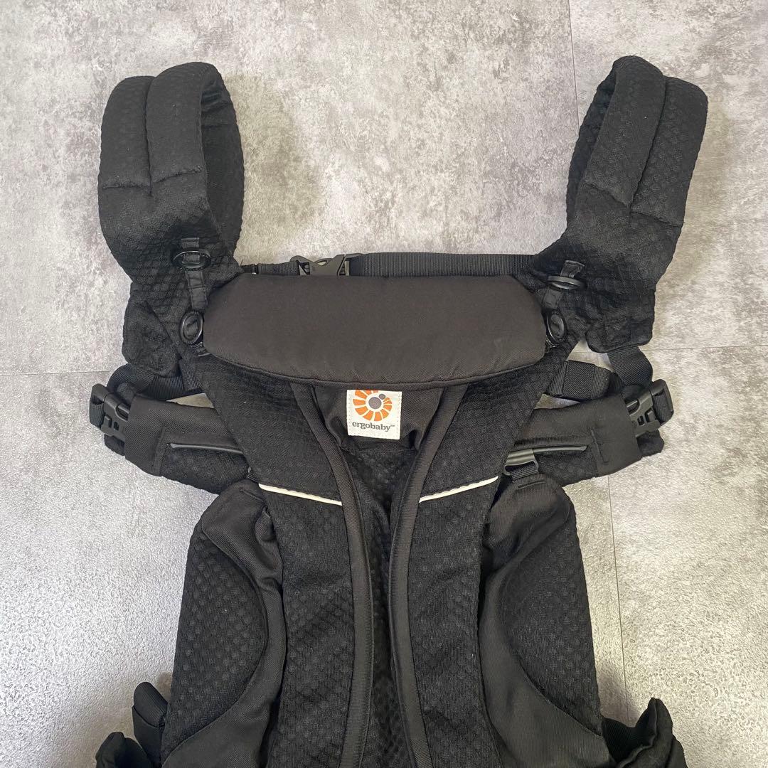 【美品】エルゴ ergo オムニブリーズ 抱っこ紐 黒 ブラック