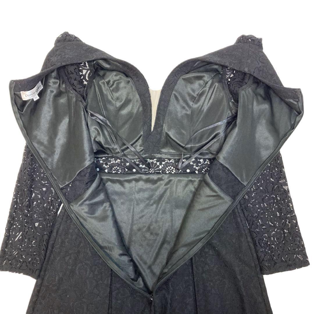 Donia Quinn ドニアクイーン 総レース ボックスプリーツ ミニドレス