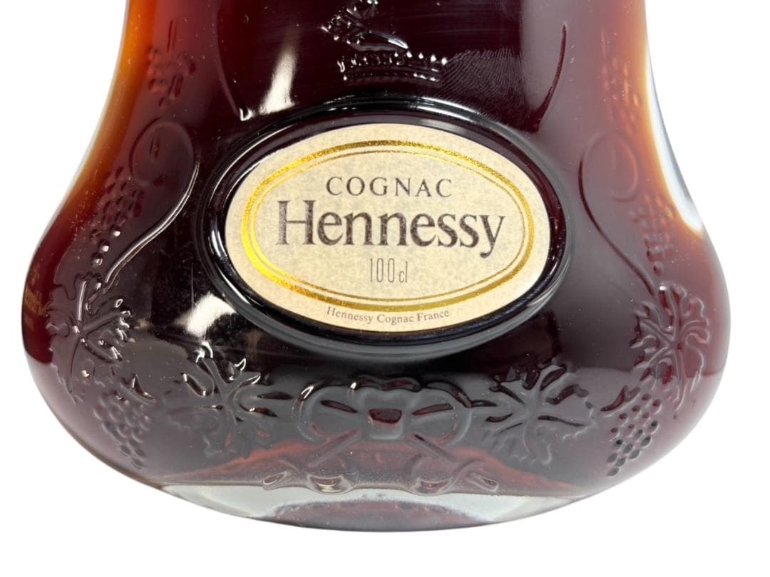 【YSL】ヘネシー XO コニャック クリアボトル 金キャップ