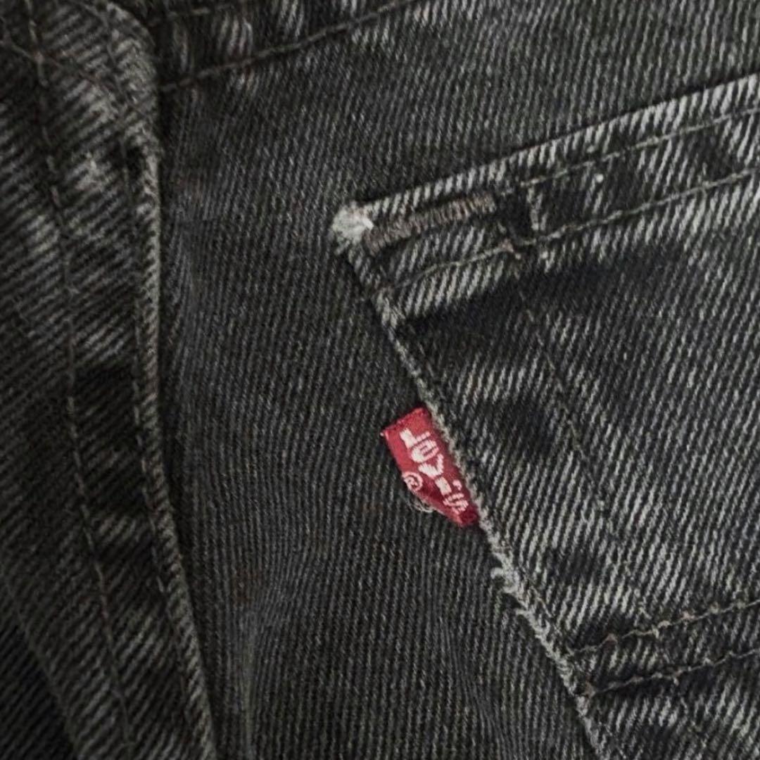 リーバイス505ブラックデニム後染め90sUSA製W32vintage古着レア