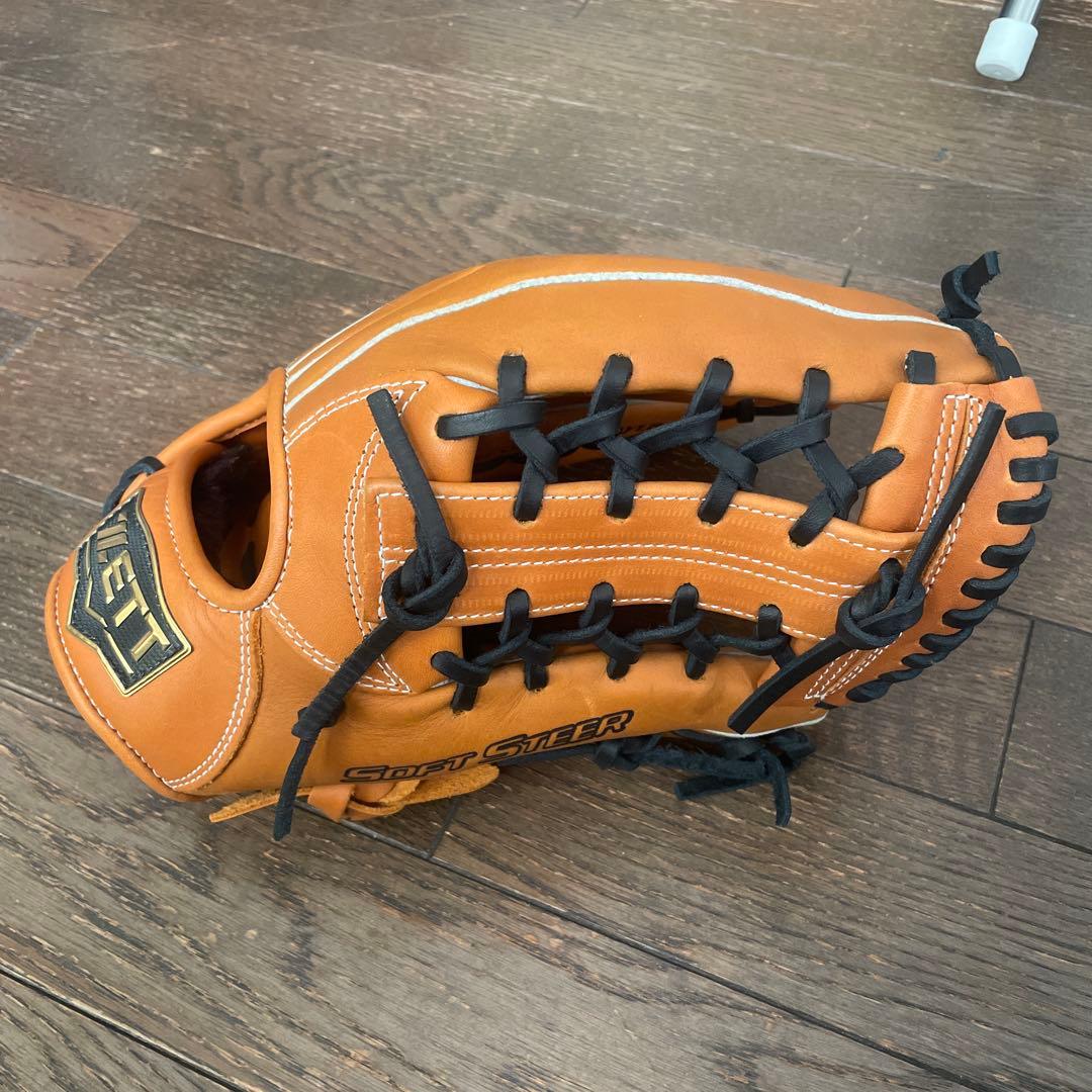 ZETT 軟式グローブ オレンジ