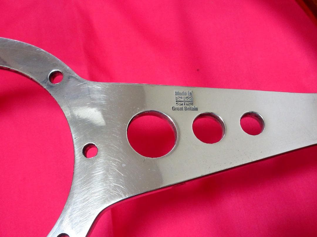 6353 正規品 MotoLita モトリタ ウッドステアリング 35Φ