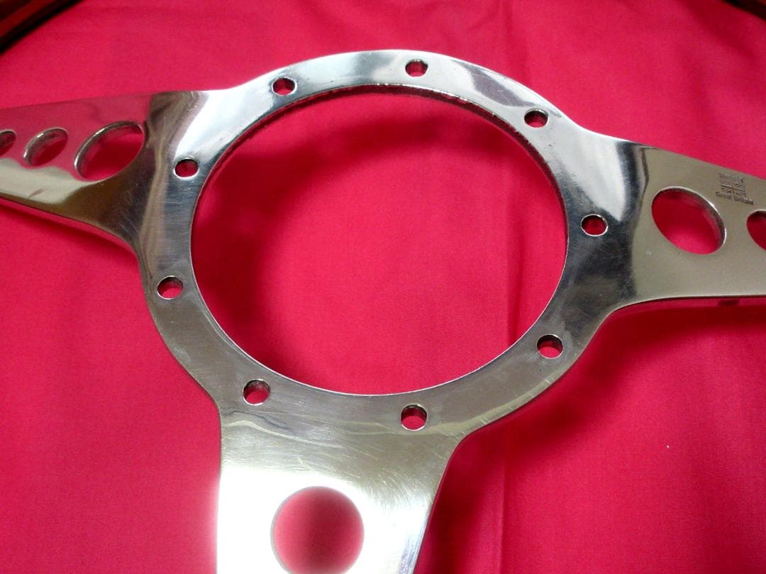 6353 正規品 MotoLita モトリタ ウッドステアリング 35Φ