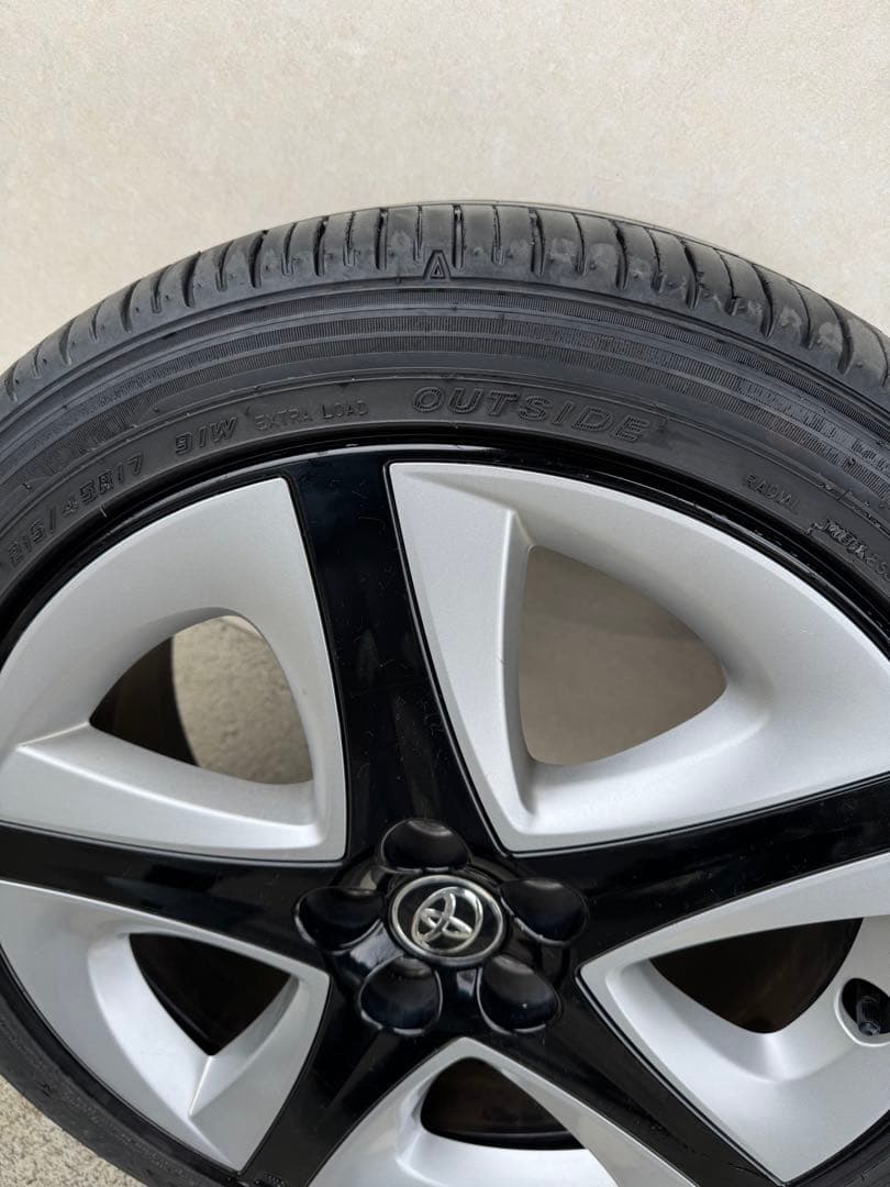 TOYOTA50Kプリウス純正17インチアルミホイールセットグットイヤーイーグル