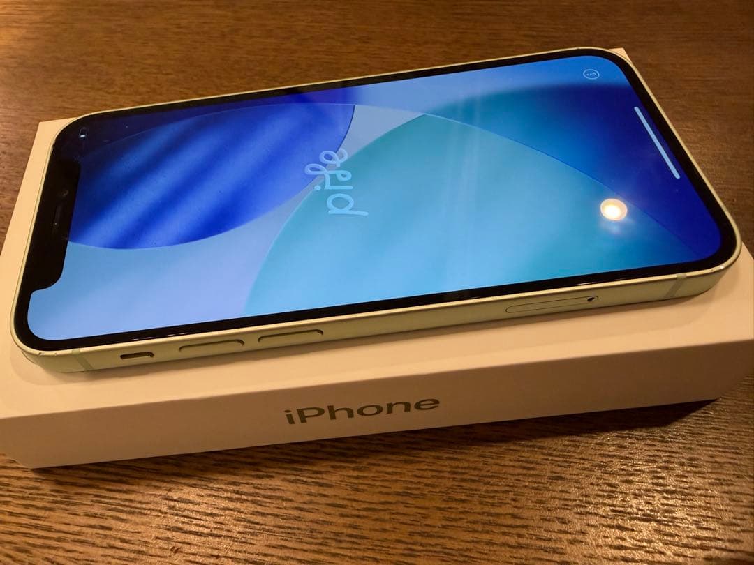 【美品】Apple iPhone 12 mini グリーン本体 箱付き