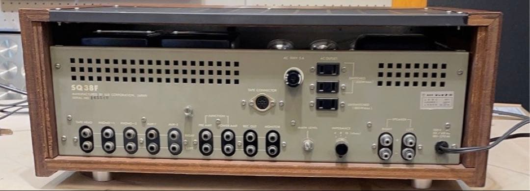 ラックスマン プリメインアンプ　真空管式 SQ38F 動作品 メンテ済