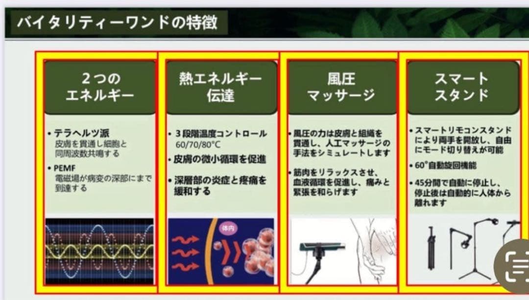 美容機器 緑と黒 未使用品