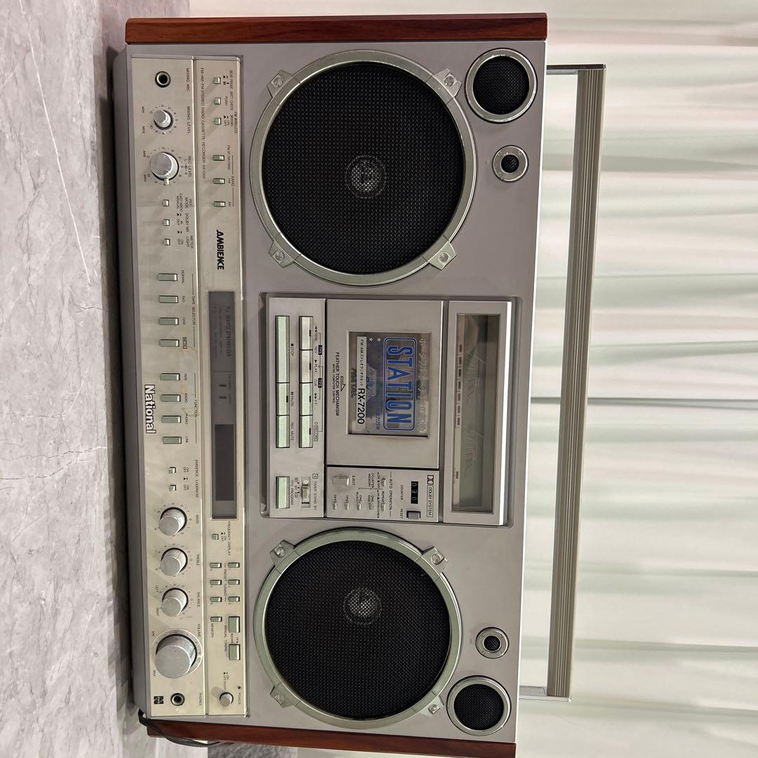り*り様 Nationalナショナル ラジカセ RX-7200 受信可長期保管品