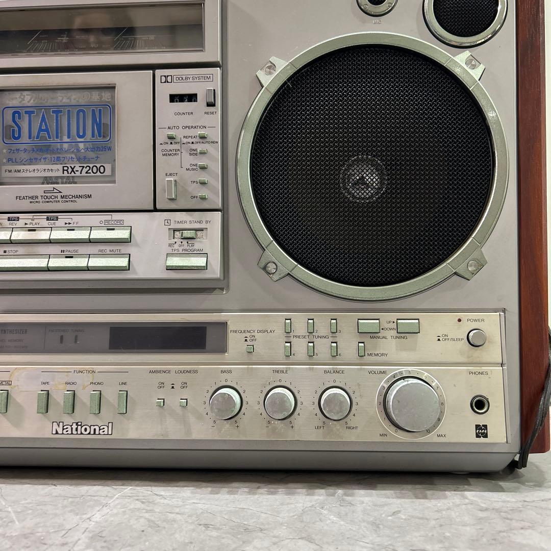 り*り様 Nationalナショナル ラジカセ RX-7200 受信可長期保管品