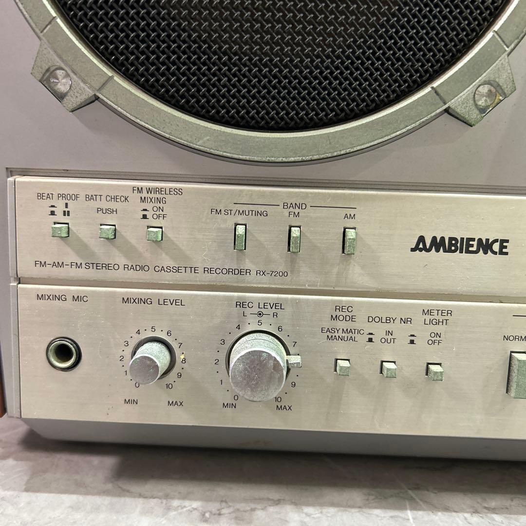 り*り様 Nationalナショナル ラジカセ RX-7200 受信可長期保管品